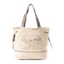 Load image into Gallery viewer, Myra Sel de Mer Gathered Strap Tote Bag