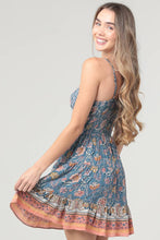 Load image into Gallery viewer, Flower Market Twist Front A-Line Dress