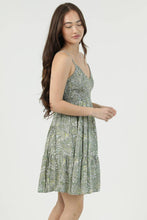 Load image into Gallery viewer, Olive Grove Smocked Bust A-Line Dress
