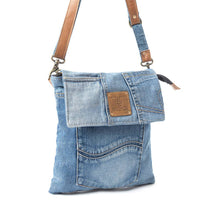 Load image into Gallery viewer, Myra Jaycee's Day Crossbody Bag in Denim Blue