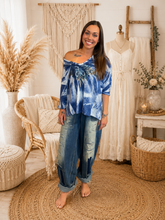 Load image into Gallery viewer, Blue Horizon Knit Tunic