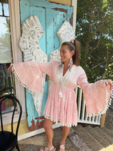 Load image into Gallery viewer, Blush Bell Tassel Dress