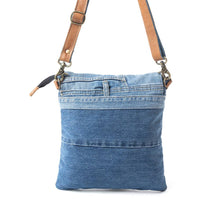 Load image into Gallery viewer, Myra Jaycee's Day Crossbody Bag in Denim Blue