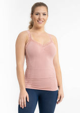 Load image into Gallery viewer, Serenity Seamless Lace Cami in Dusty Rose