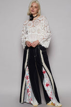 Load image into Gallery viewer, Meet Me In Savannah Floral Eyelet Crochet Top