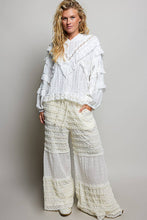 Load image into Gallery viewer, Cottage Bloom High-Rise Lace Knit Pants