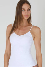 Load image into Gallery viewer, Forever Floral Lace Textured Cami in White
