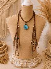 Load image into Gallery viewer, Western Wanderlust Turquoise Necklace