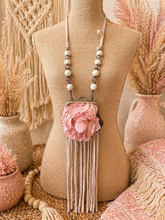 Load image into Gallery viewer, Blush Bloom Coin Purse Necklace