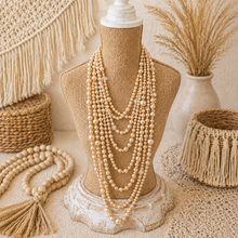 Load image into Gallery viewer, Champagne Daydream Pearl Necklace