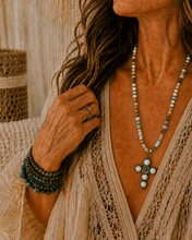 Load image into Gallery viewer, Sacred Bloom Cross Necklace