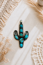 Load image into Gallery viewer, Saguaro Spirit Turquoise Pendant