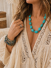 Load image into Gallery viewer, Canyon Cowgirl Turquoise Necklace