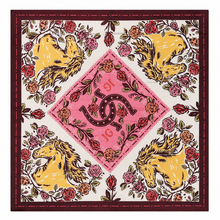 Load image into Gallery viewer, 34" Wild Horses Equestrian Print Scarf