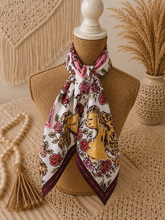 Load image into Gallery viewer, 34" Wild Horses Equestrian Print Scarf