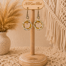 Load image into Gallery viewer, Golden Glow Acrylic Earrings