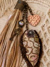 Load image into Gallery viewer, Reverie Rose Tassel Bag Charm