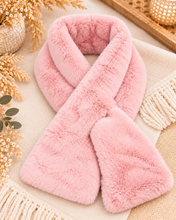 Load image into Gallery viewer, Blush Reverie Faux Fur Neck Wrap