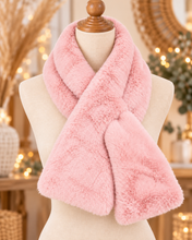 Load image into Gallery viewer, Blush Reverie Faux Fur Neck Wrap