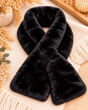 Load image into Gallery viewer, Midnight Muse Faux Fur Neck Wrap
