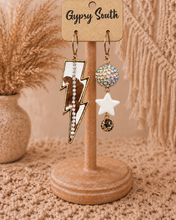 Load image into Gallery viewer, Electric Stardust Statement Earrings