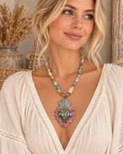Load image into Gallery viewer, Sacred Heart Wanderlust Statement Necklace