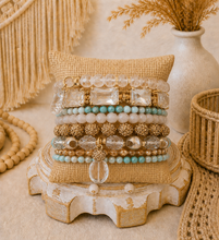 Load image into Gallery viewer, Turquoise Twilight Sparkle Bracelet Stack