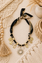 Load image into Gallery viewer, Misty Multi Charm Scarf Necklace
