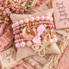 Load image into Gallery viewer, The Pretty in Pink Dolly Bracelet Stack π