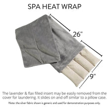 Load image into Gallery viewer, Lavender Spa Heat Wrap