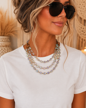 Load image into Gallery viewer, Aurora Crystal Layered Necklace