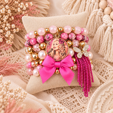 Load image into Gallery viewer, Dolly Girl Pink Glam Bracelet Stack