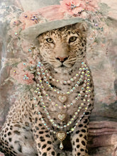 Load image into Gallery viewer, Top Hat Leopard Bling T-shirt