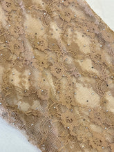 Load image into Gallery viewer, Softly Spoken Crochet & Lace Cardigan Top in Taupe