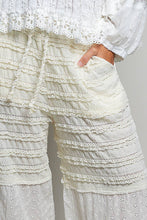 Load image into Gallery viewer, Cottage Bloom High-Rise Lace Knit Pants