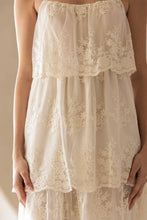 Load image into Gallery viewer, Rustic Romance Tiered Lace Midi Dress