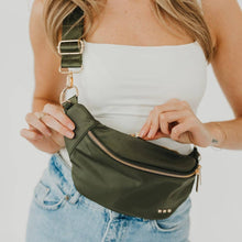Load image into Gallery viewer, Nylon Susie Sidekick Bum Bag in Black