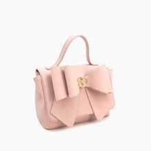 Load image into Gallery viewer, Zoey Bow Crossbody Purse in Blush
