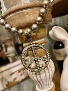 Peace out Necklace