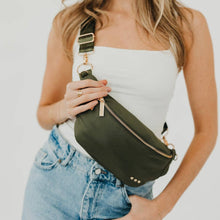 Load image into Gallery viewer, Nylon Susie Sidekick Bum Bag in Cream
