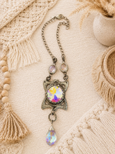 Load image into Gallery viewer, Rainbow Reflections Statement Necklace
