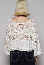 Load image into Gallery viewer, Meet Me In Savannah Floral Eyelet Crochet Top
