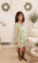 Load image into Gallery viewer, Hydrangea Dreamer Shirt Dress
