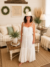 Load image into Gallery viewer, Whispering Willow Embroidered Maxi Dress
