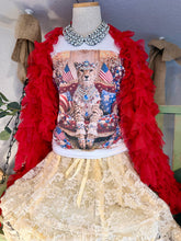 Load image into Gallery viewer, Patriotic Cougar Bling T-shirt
