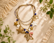 Load image into Gallery viewer, Americana Starstruck Charm Necklace

