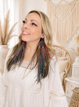 Load image into Gallery viewer, Wild Wing Feather Earrings
