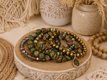 Load image into Gallery viewer, Mystic Grove Boho Bracelet Stack
