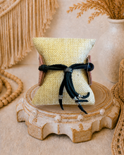 Load image into Gallery viewer, Midnight Caravan Genuine Stone Cuff Bracelet
