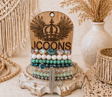 Load image into Gallery viewer, Seaside Splendor Bracelet Stack
